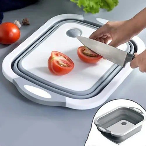 Tabla multifuncional con escurridor