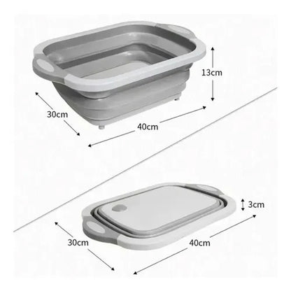 Tabla multifuncional con escurridor