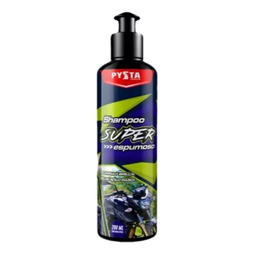 Shampoo brillador y limpiador para moto y carro