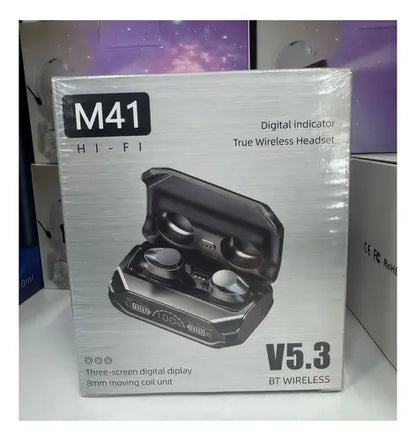 Auriculares bluetooth y  Power bank M41