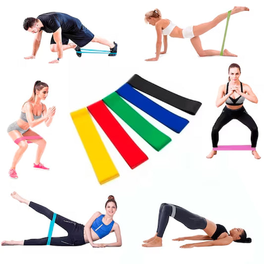 Bandas elásticas para ejercicio (5 unidades)