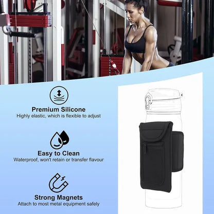 Bolsillo magnético portátil para gimnasio, entrenamiento y aventura