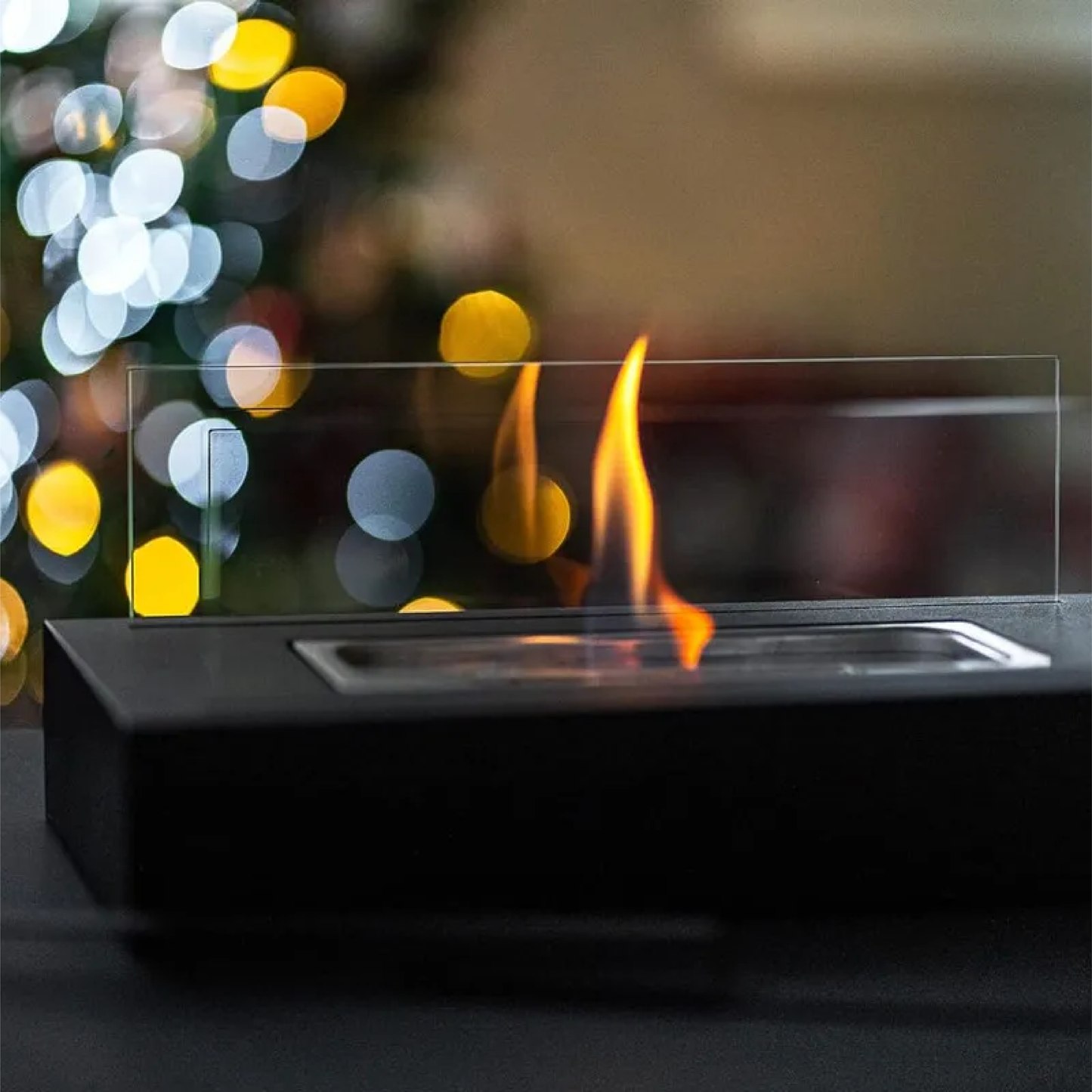 Chimenea de mesa portátil