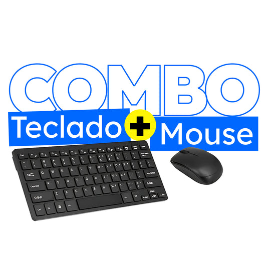 Combo de teclado y mouse bluetooth