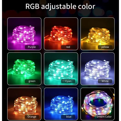 Guirnalda de luces led inteligentes