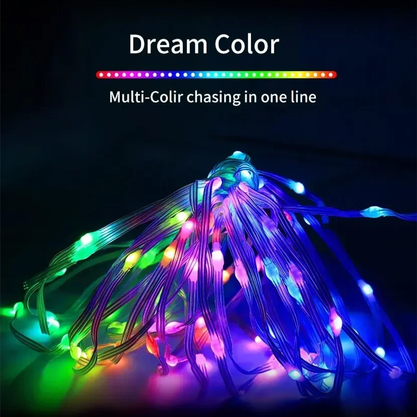 Guirnalda de luces led inteligentes