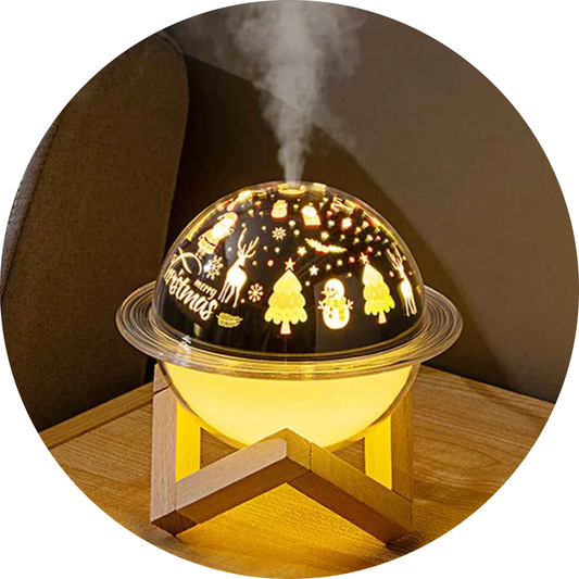 Humidificador y proyector de luz led de navidad