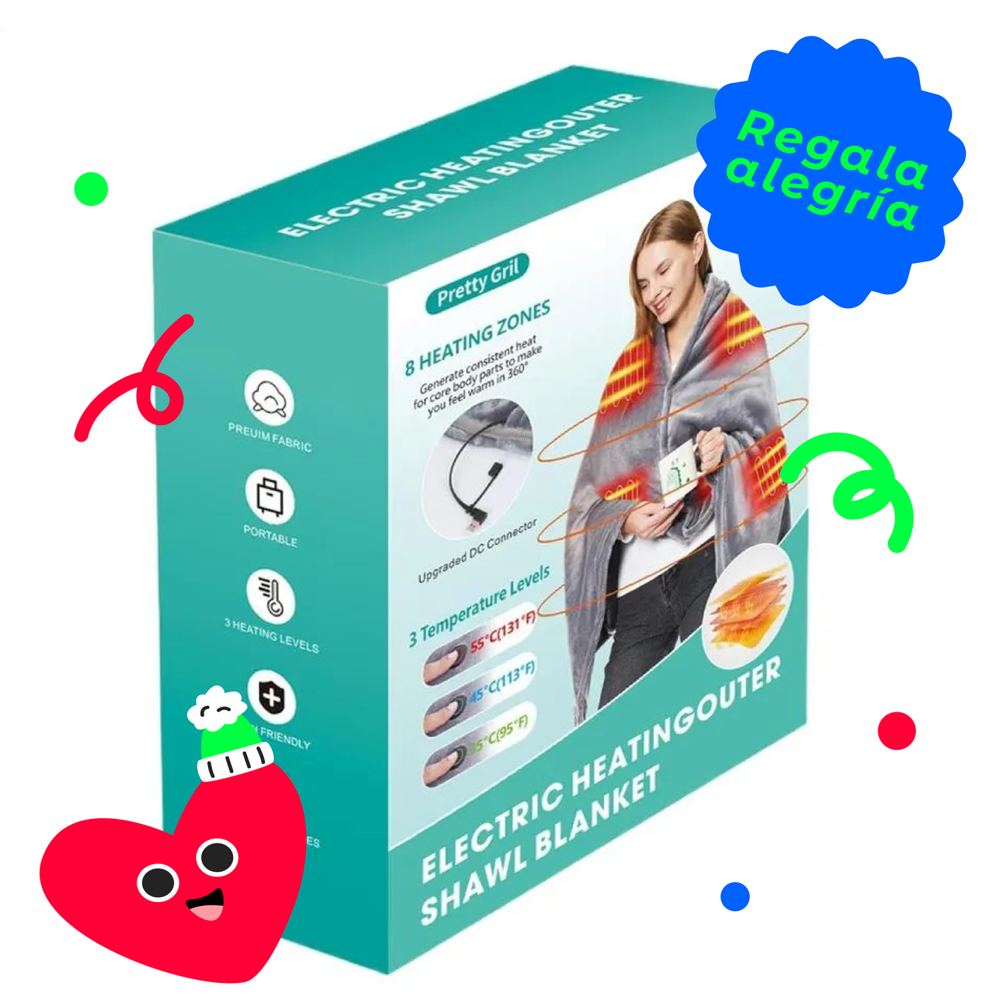 Manta térmica eléctrica