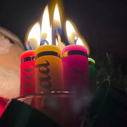 Velas navideñas X8 unidades